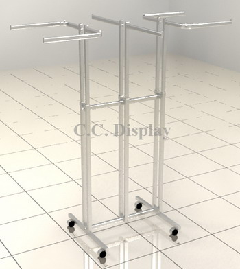 six way garment rack