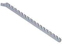 NCW Wall System Notch Arm 456mm